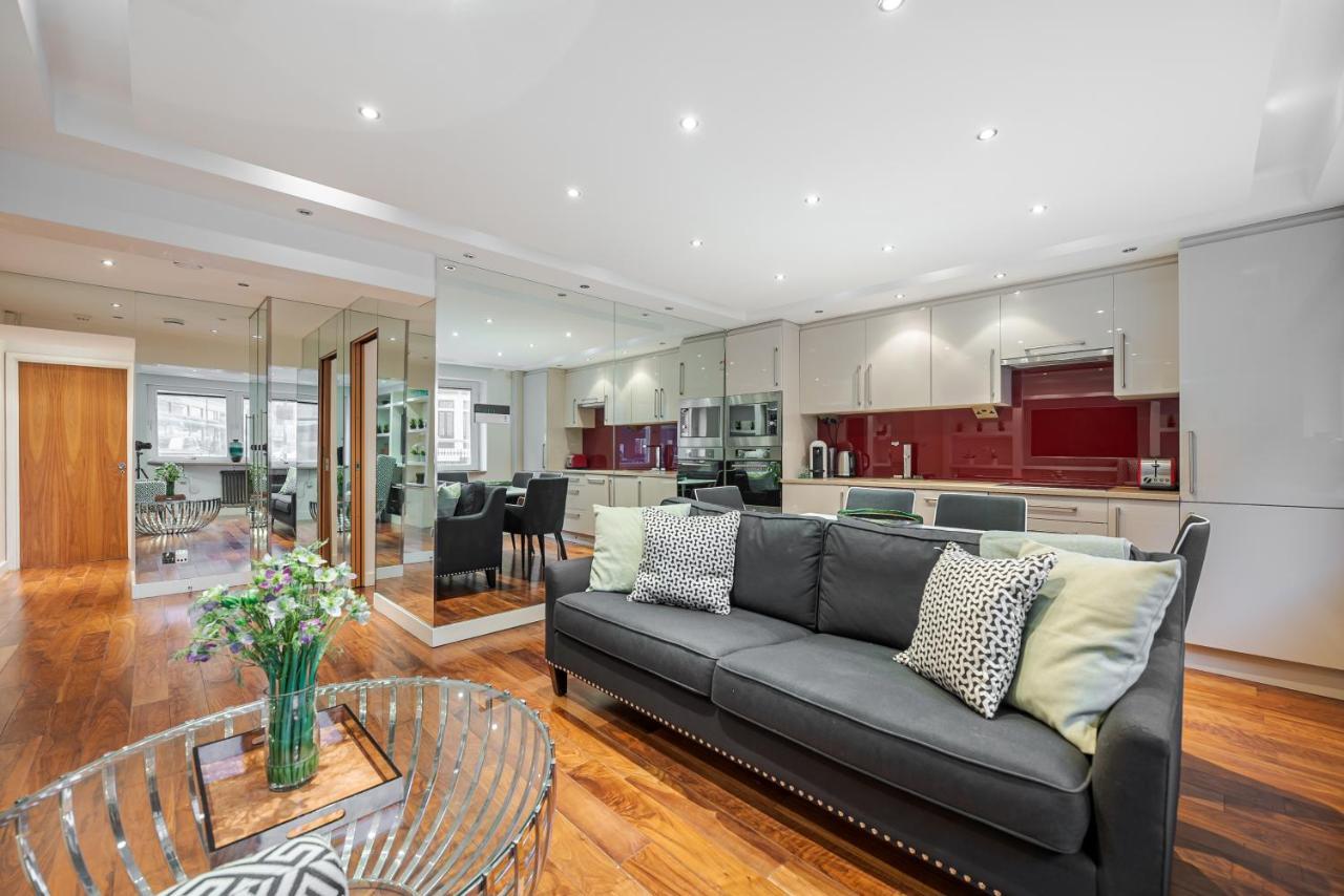 Elegant Ground Floor Apartment With Ac In Knightsbridge Steps Away From Harrods Londýn Exteriér fotografie
